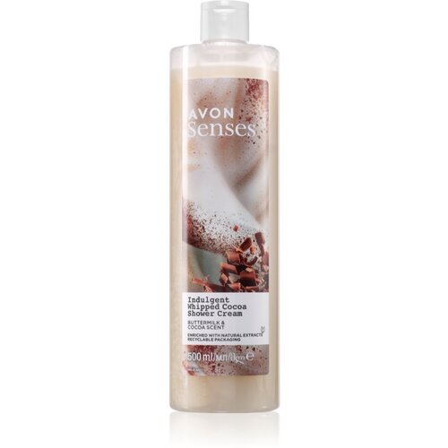 Avon Senses Indulgent Whipped Cocoa revitalizacijski gel za prhanje 500 ml Slike