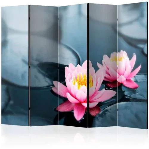  Paravan u 5 dijelova - Lotus blossoms II [Room Dividers] 225x172