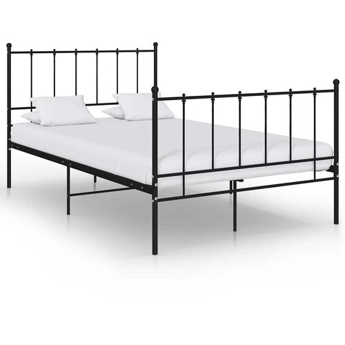  Okvir za krevet crni metalni 120 x 200 cm Slike