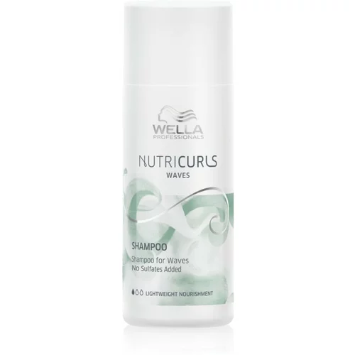 Wella Professionals Nutricurls Waves hidratantni šampon za kovrčavu kosu 50 ml