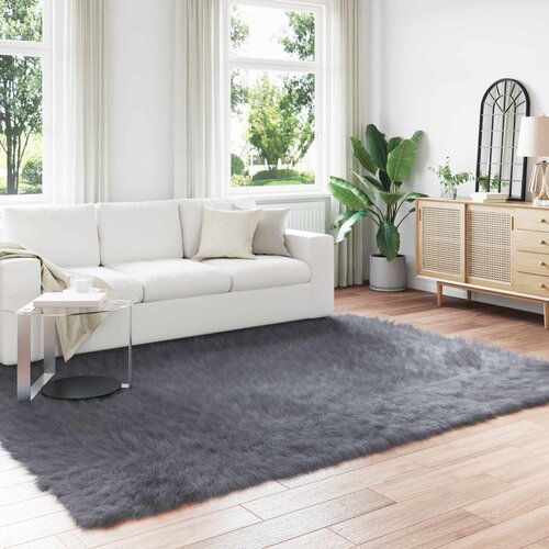  Tepih od umjetne ovčje kože TAFALLA Antracit 200 x 280 cm Cijene
