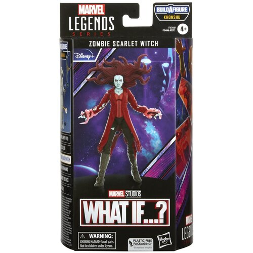 Hasbro marvel legends series mcu disney plus zombie scarlet witch akcijska figura, 2 dodatka in 1 del za sestavo figure, večbarvna (F3703), (20838006) Slike