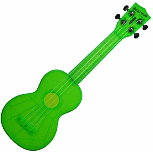 Kala Waterman Soprano ukulele Sour Apple Fluorescent