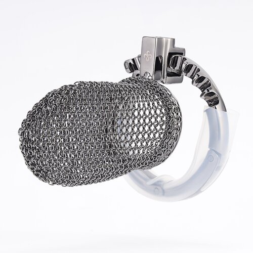 Sevanda Hauberk Chastity Cage Black Long Slike