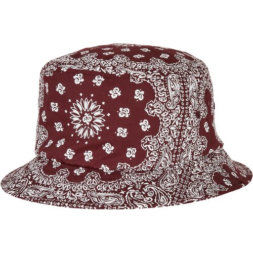 Flexfit Bandana Print Bucket Hat Cherry/White Slike