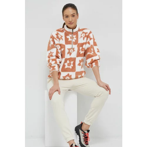 Roxy Športni pulover Jive Tribe oranžna barva