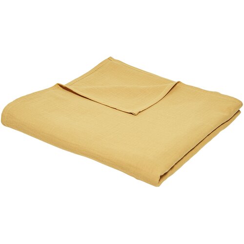 Today Plaid XL 150/200 Gaze de coton Essential Ocre Žuta Cijene