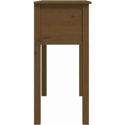  Konzolni stol boja meda 70 x 35 x 75 cm od masivne borovine Slike