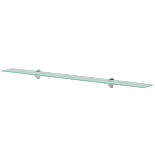 Maison Chic 2 kosi Stenske Police - Viseče police steklo 100x10 cm 8 mm, (21793490) Slike