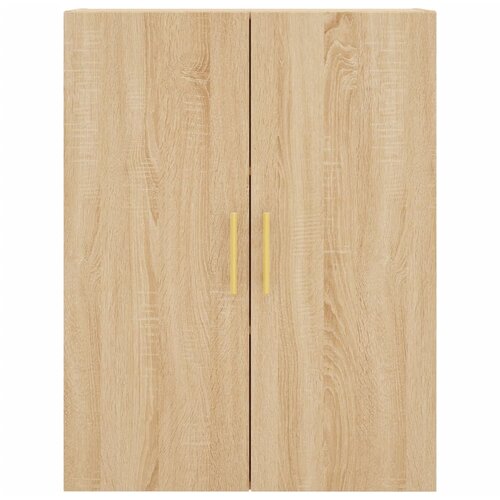  Visoka komoda hrasta sonome 69,5x34x180cm od konstruiranog drva Slike