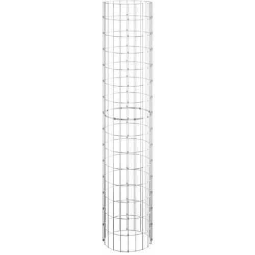  Kružni gabionski stup od pocinčanog čelika &amp;Oslash; 30 x 150 cm Slike