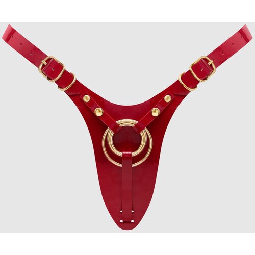 Strap-On-Me Leatherette Harness Fabulous One Size Red Glossy Slike
