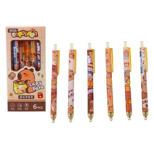  Set olovaka Capybara, 6 komada, plava tinta Slike