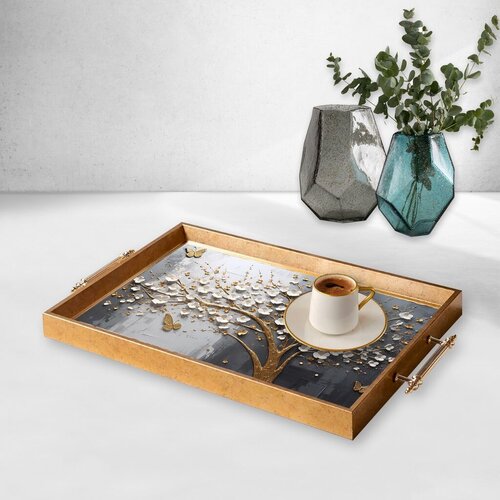 Aberto Design Poslužavnik TPEA9889 50 x 29 x 3.5 cm, Šareni Cene