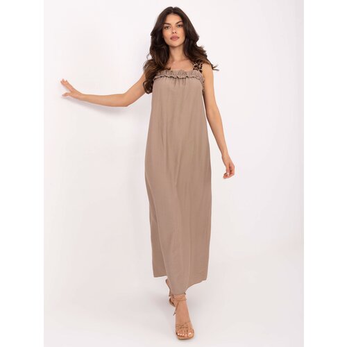 Italy Moda Dress-MI-SK-A6412.68-dark beige Cene