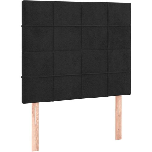  Box spring s madracem LED crni 90x190 cm bar&amp;scaron;un Slike
