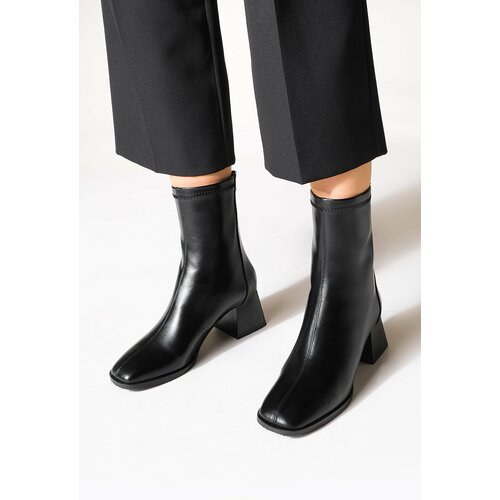 Marjin Ankle Boots - Black - Block Slike