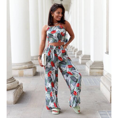 Gemre Green set with top and pants Litta Slike