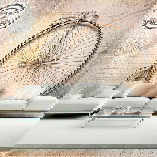  Tapeta - Vintage bicycles - sepia 250x175 Cijene