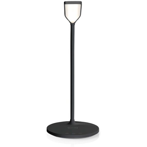 Nedis LTLGQ4M2BK - Prigu&amp;scaron;iva lampa sa bežičnim Qi punjenjem, LED/5,5W/230V 2700-6500K Slike