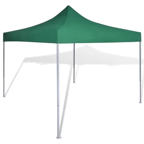  zložljivi šotor 3 x 3 m zelene barve