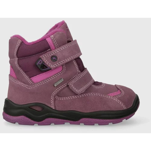 Primigi Otroški zimski škornji vijolična barva