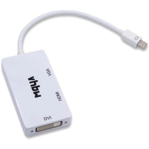 VHBW Adapter sa Mini DisplayPort na VGA / DVI / HDMI