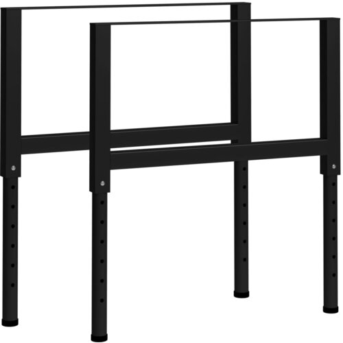 VidaXL Okviri za radni stol 2 kom metalni 85 x (69 - 95,5) cm crni Slike