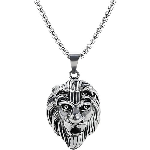 Ogrlica Lion - Srebrna KP21233 Slike