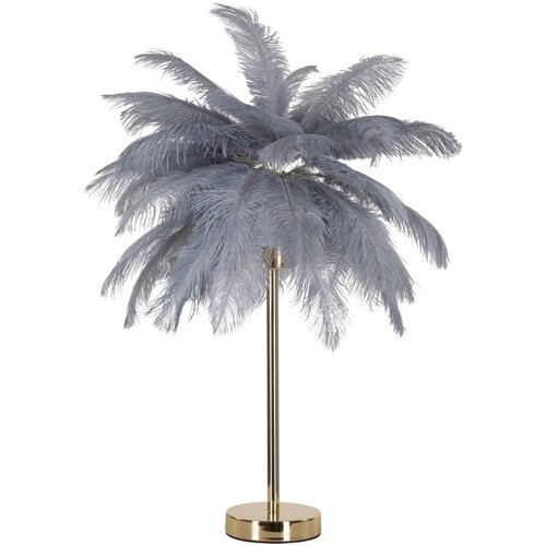 Mauro Ferretti Siva/zlata namizna svetilka (višina 55 cm) Palm – Cene