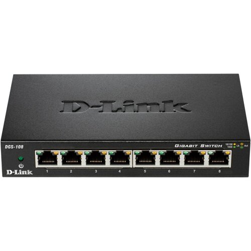 D-link switch neupravljivi, DGS-108/E (metalno kući&amp;scaron;te) Slike