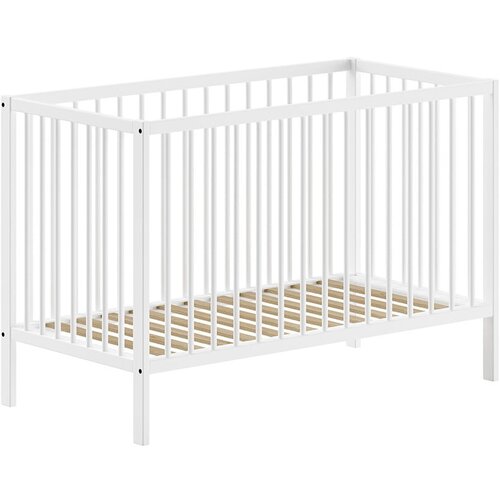 Vipack Bela otro&amp;scaron;ka posteljica iz masivnega bora 60x120 cm DINO &amp;ndash; Slike