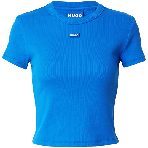 Hugo Blue Majica 'Baby' azur / bela