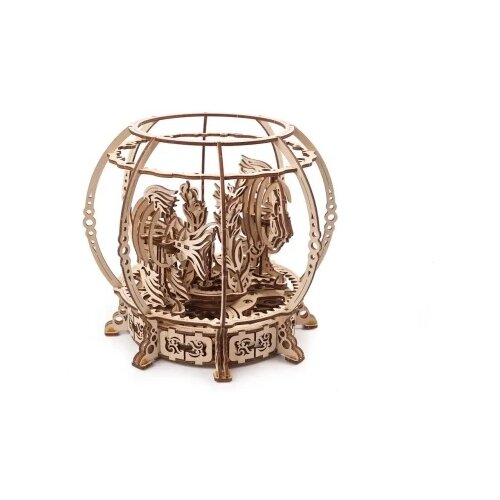 UGEARS 3d drvene eko puzzle - MEHANIČKI AKVARIUM ( 972) Slike