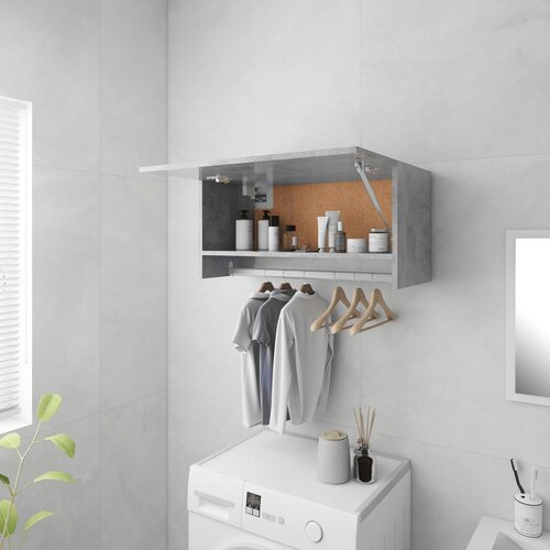 vidaXL Ormar siva boja betona 70 x 32,5 x 35 cm od iverice Cijene