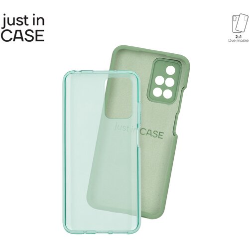 Just In Case 2u1 extra case mix paket zeleni za Redmi10/ redmi note 11 Slike