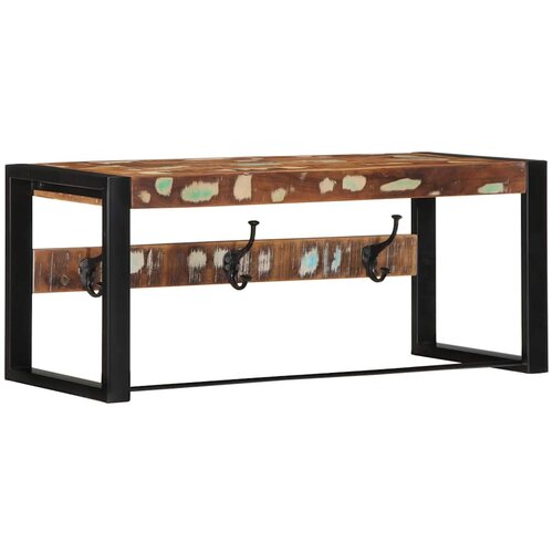 VidaXL Vje&amp;scaron;alica za kapute Vi&amp;scaron;ebojna 80x35x35 cm Obrađeno puno drvo Slike