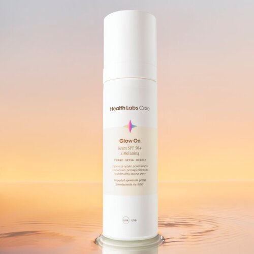 Health Labs Care Glow On SPF 50+ with Melanin dnevna krema SPF 50+ 50 ml Slike
