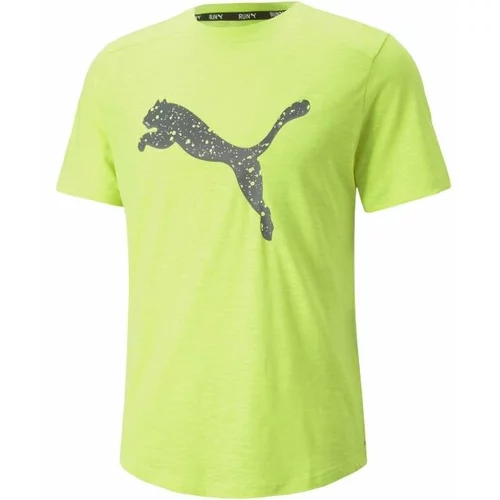 Puma RUN LOGO SS TEE Muška majica, svijetlo zelena, veličina