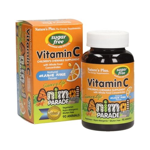 Nature&amp;#039;s Plus Animal Parade Vitamin C - bez &amp;scaron;ećera Slike