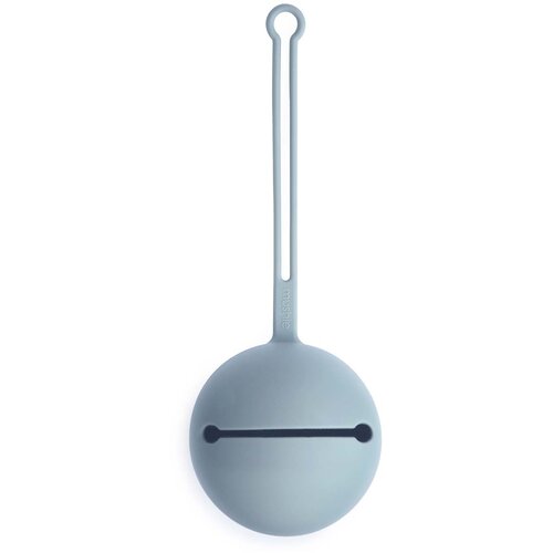 Mushie Silicone Pacifier Holder Case škatlica za dudo Powder Blue 1 kos Cene