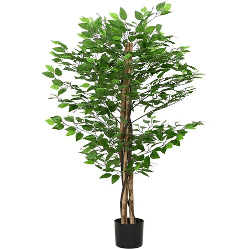 VidaXL Umjetna biljka fikus 788 listova 120 cm zelena Slike