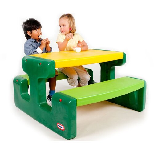 Little Tikes veliki zeleni stol za piknik Slike