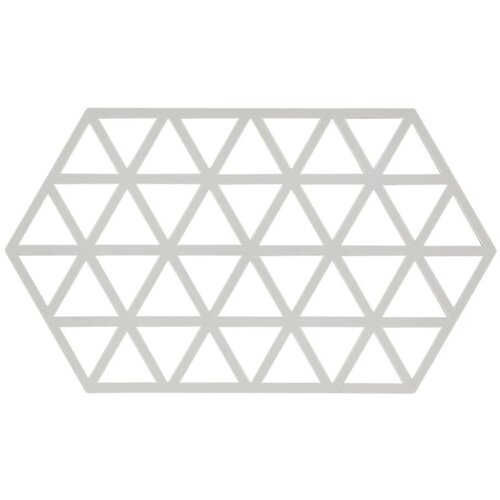 Zone Svetlo siva silikonska podloga za vroče lonce Triangles Cene