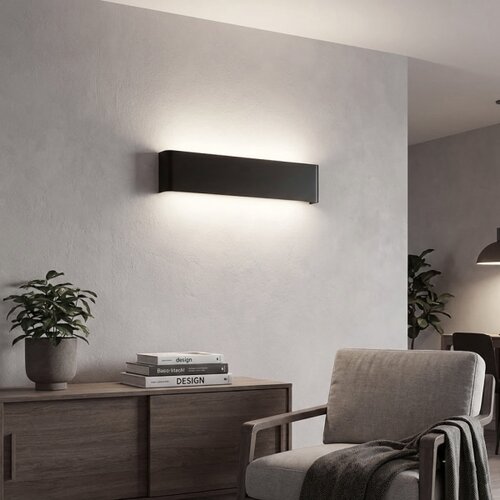 Ideal Lux led zidno svetilo delta LED/14W/230V 4000K 41 cm cri 90 crna Slike