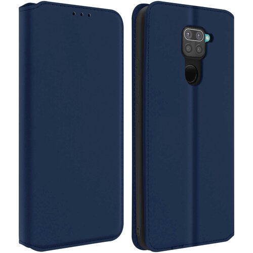 AVIZAR Xiaomi Redmi Note 9 Folio Case Držalo za kartice in stojalo za video, magnetni preklop - modra, (20599521) Cene