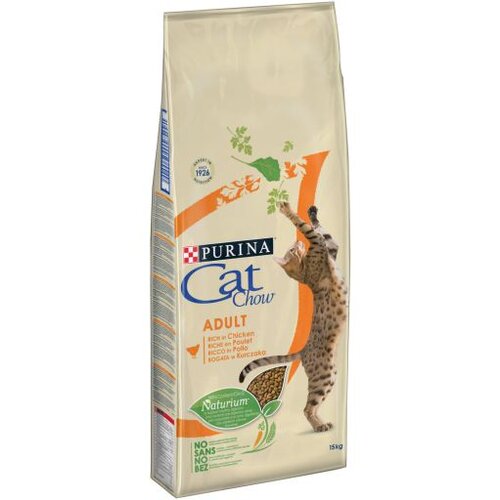 Purina cat chow suva hrana za mačke sa ukusom piletine 15 kg adult Slike