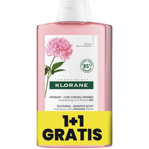 Klorane Božur Šampon, 400 ml 1+1 GRATIS Slike