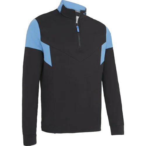 Callaway Mens Colour Block With Contrast Details Pullover Caviar 2XL