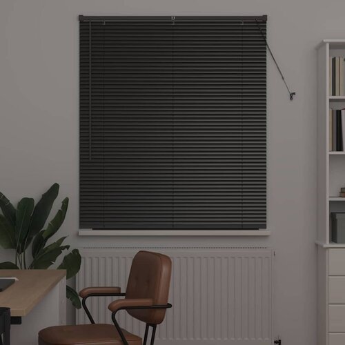  Venecijanski zastore Crna 130 x 115 cm Aluminij Slike